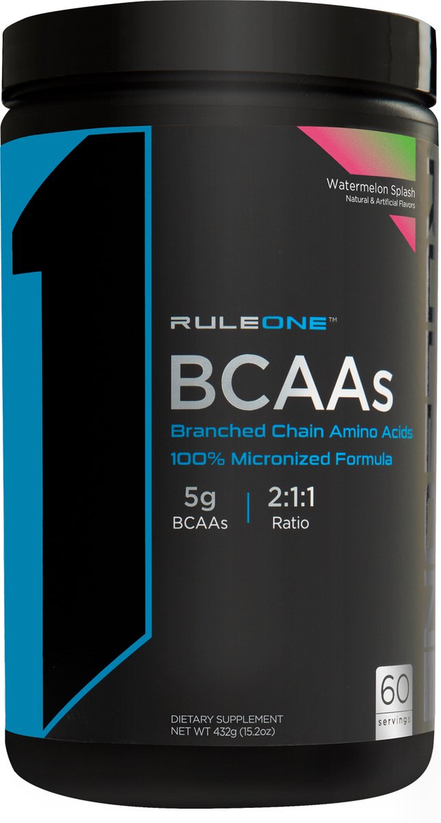 Goedkoopste R1 BCAA (60serv) Watermelon Splash