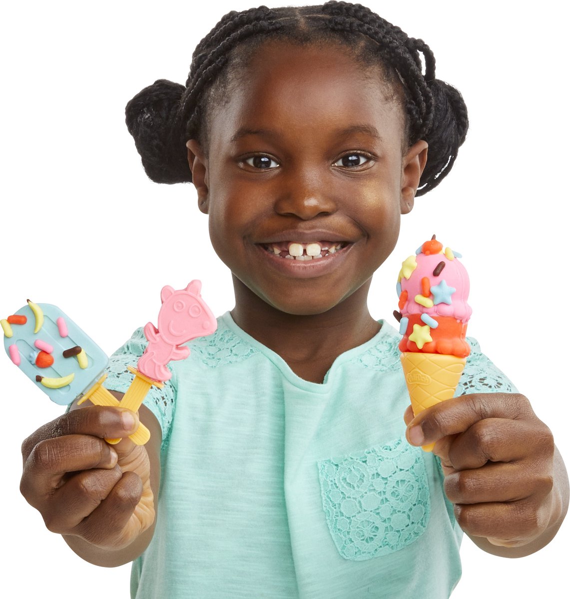 Play-Doh Peppas IJsjes Speelset - Boetseerklei - Inclusief 5 Play-Doh potjes — afbeelding 11