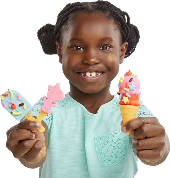 Play-Doh Peppas IJsjes Speelset - Boetseerklei - Inclusief 5 Play-Doh potjes
