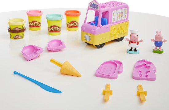 Play-Doh Peppas IJsjes Speelset - Boetseerklei - Inclusief 5 Play-Doh potjes