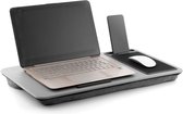 Laptopkussen XL met telefoonhouder en muismat - Schootkussen - Schoottafel - Laptop Schoot - Laptopkussenschoot