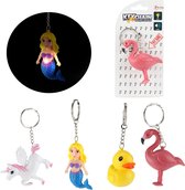 Toi Toys Sleutelhanger figuur met licht (1 stuk) assorti