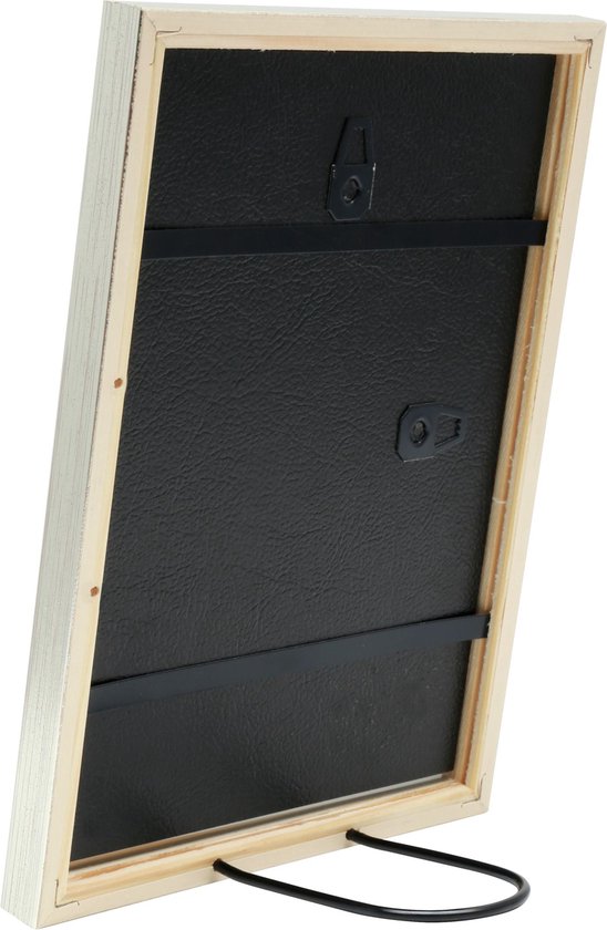 Deknudt Frames argent, cadre étroit en bois