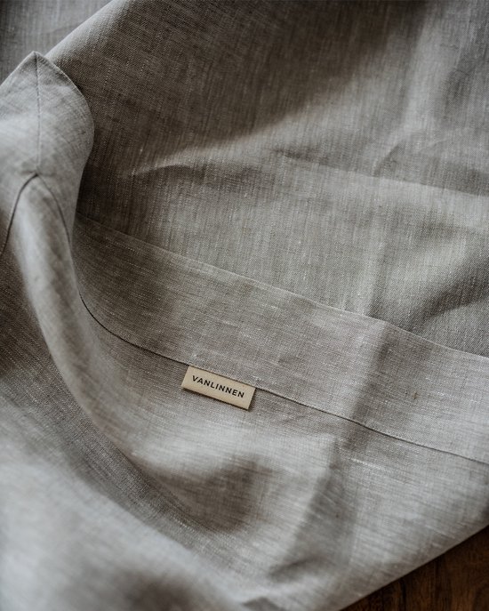 VANLINNEN - Nappe Lin Lin - 100% lin naturel - 150cm x 240cm - Nappe en lin naturel