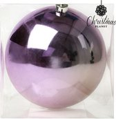 LuxuryLiving - Kerstbal - 20 cm - Paars
