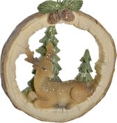 Ophangdecoratie DKD Home Decor Kerstmis Hars (7.5 x 2.5 x 8.5 cm)