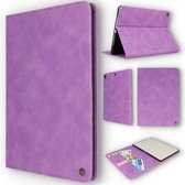 iPad Air 1 - 9.7 inch (2013) Hoes Bright Lila - Casemania Book Cover