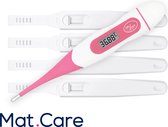 Mat Care ovulatiethermometer - BBT basal body temperature thermometer + 6 zwangerschapstest Ultra vroeg
