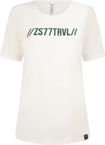 Zoso T-shirt Michelle 215  Off White Green 0005 1250 Dames Maat - XL