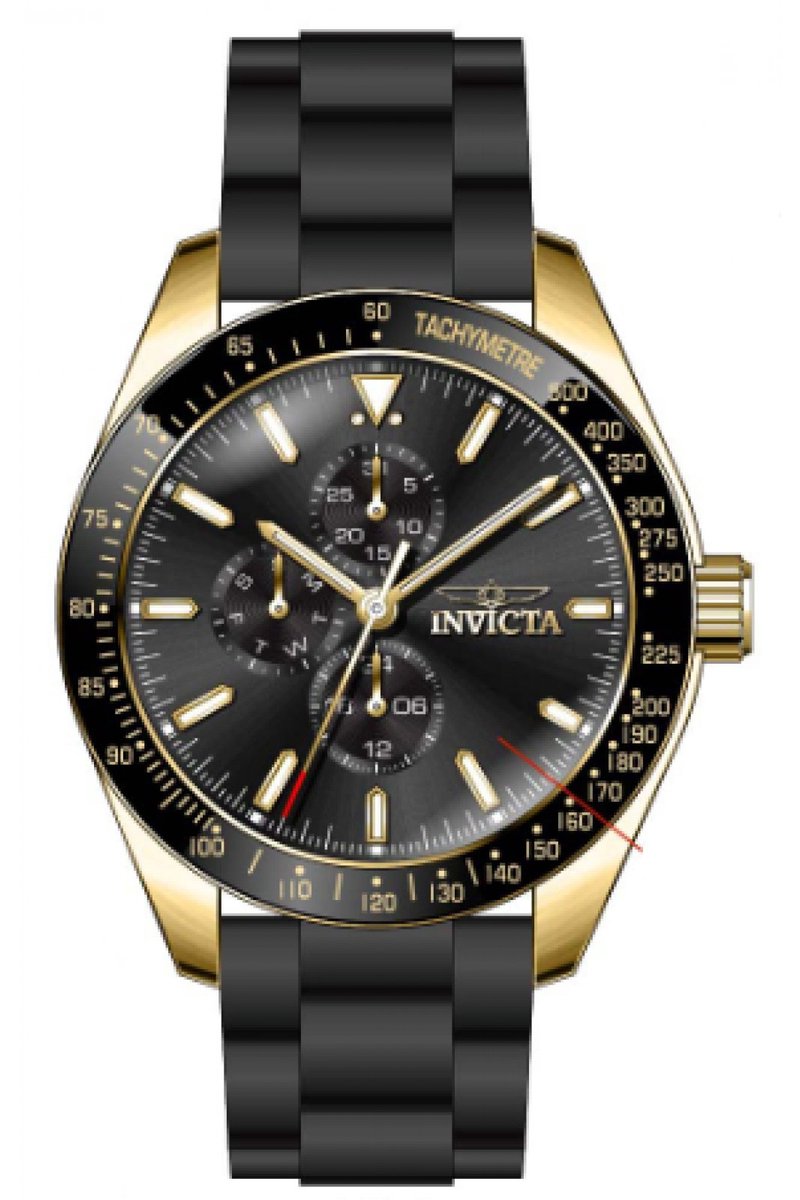 Invicta Aviator 38404 Quartz Herenhorloge - 45mm