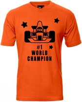 F1 Wereldkampioen t-shirt | oranje |max | formule 1 | unisex