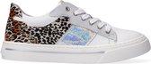 Develab 42590 Lage sneakers - Leren Sneaker - Meisjes - Wit - Maat 29
