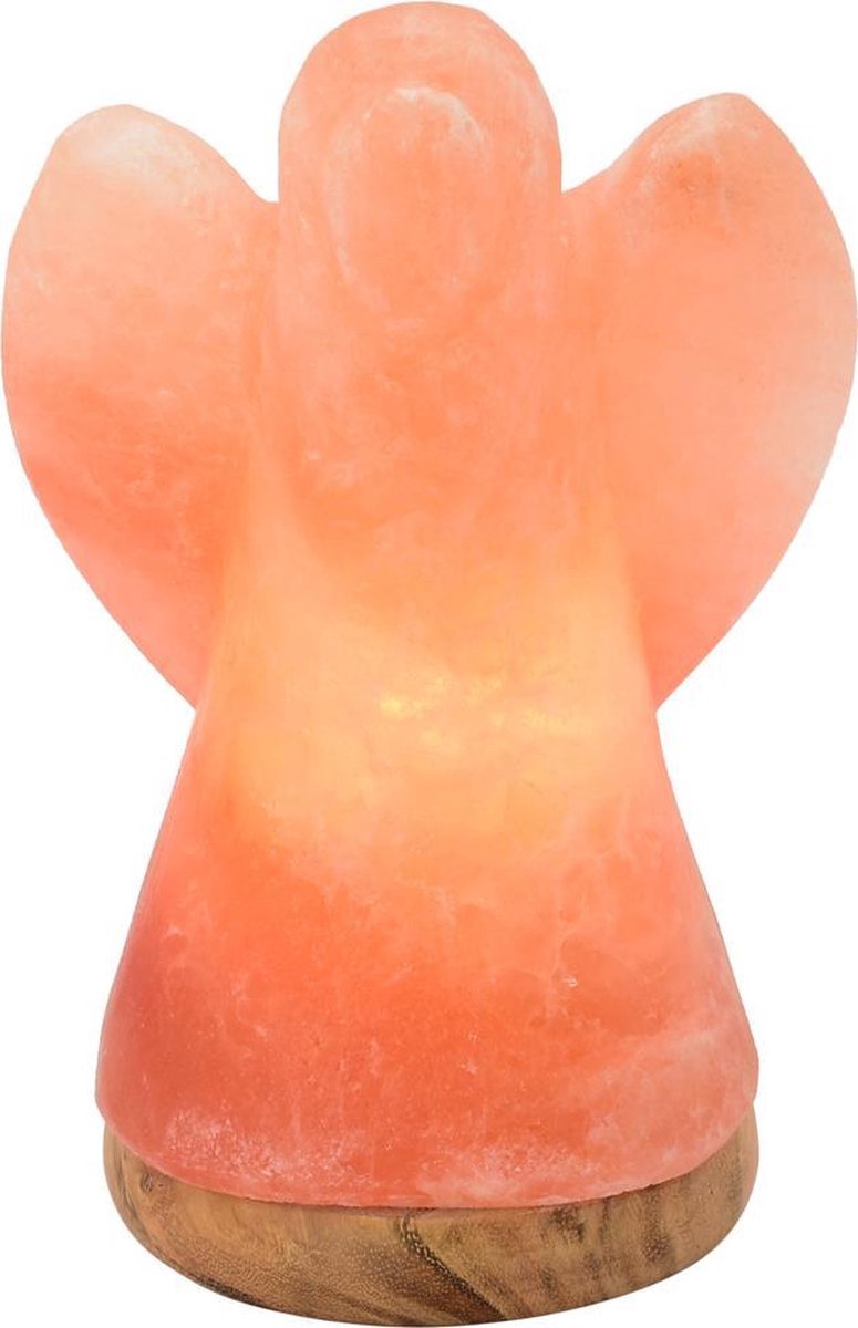 Himalaya zoutlamp "Engel" -Selnature- circa 2,5 kilo inclusief kabel en gloeilampje