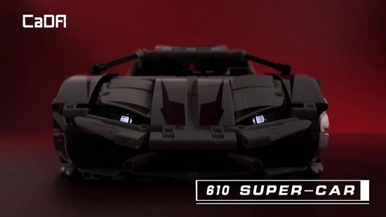 Macchina Telecomandata CaDA C61018W Super Car In Scala 1:9,5 - Modello Con Motore V4, Luci E Porte Apribili, Giocattolo Da Collezione - 4