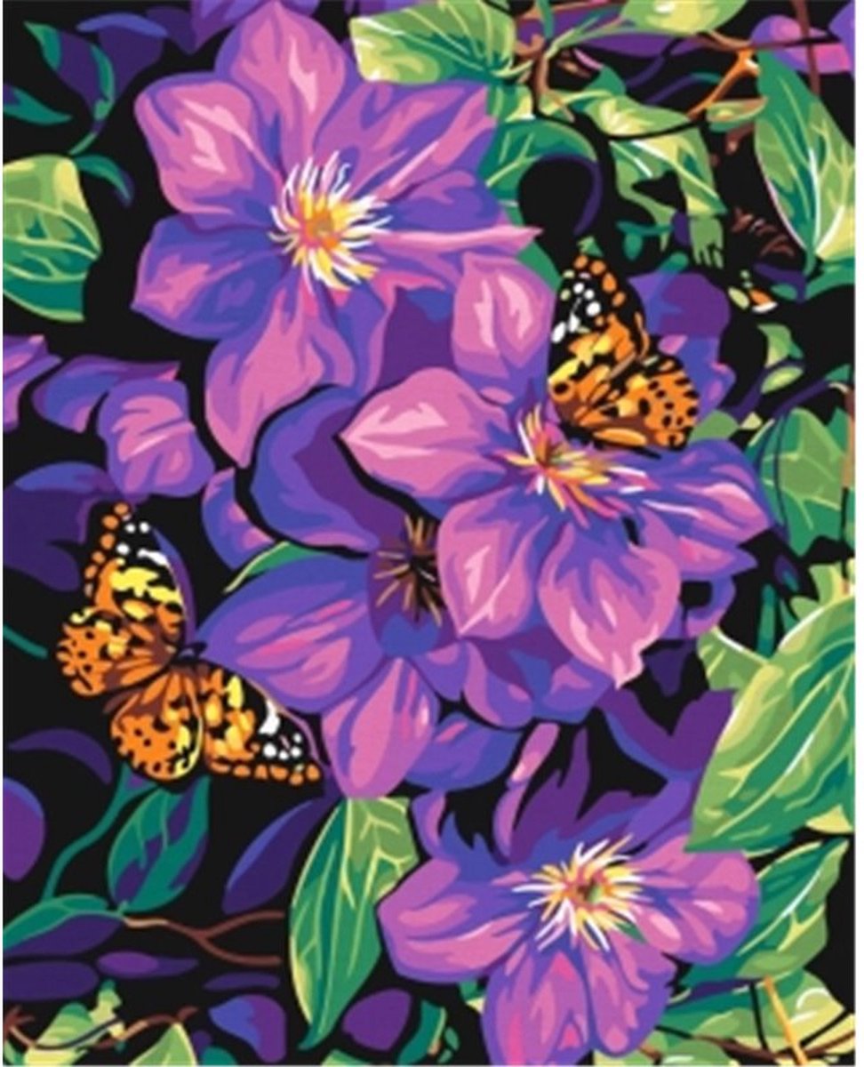 Artibalta Diamond Painting Lilac Bouquet 40x50 cm Vierkante Steentjes