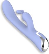 PureVibe® Lela Tarzan Rabbit Vibrator Clitoris & G-spot Stimulator - Fluisterstil & Discreet - Licht paars - Dildo - Sex Toys - Ook voor Koppels