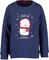 Blue seven trui sneeuwman, blauw, maat 128