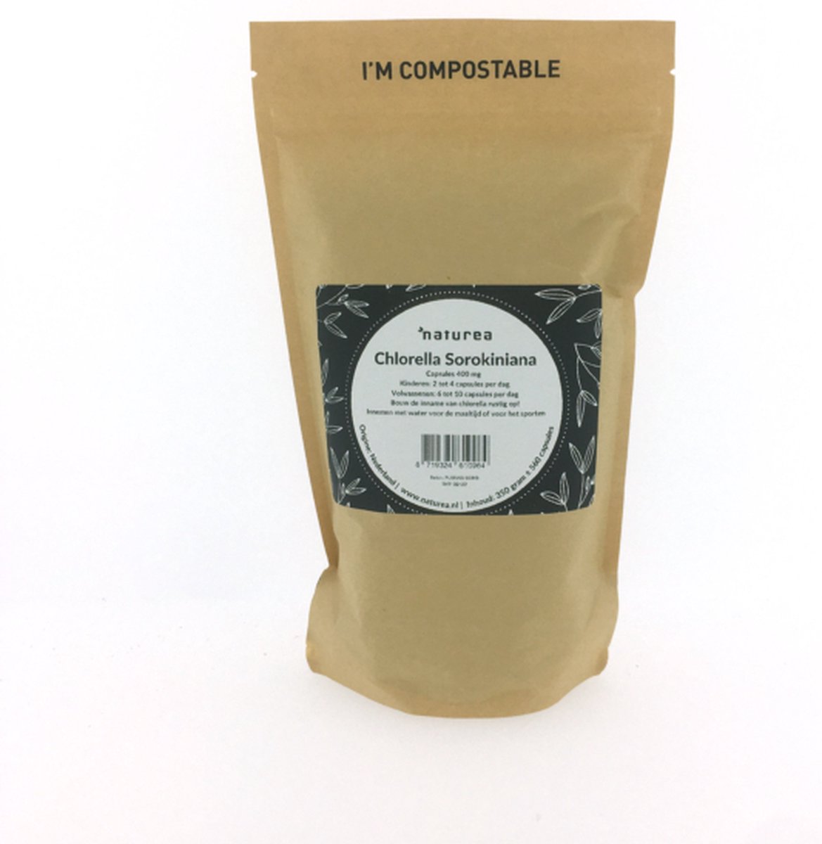 250 gram Chlorella Sorokiniana poeder uit Nederland - Naturea