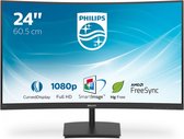 Philips monitor 24E1SC/00 - 24 inch - gaming monitor - LED
