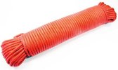 Touw polypropyleen - 6 mm - 30 meter - rood