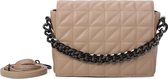 Ines Delaure Chain Bag - ketting handtas taupe