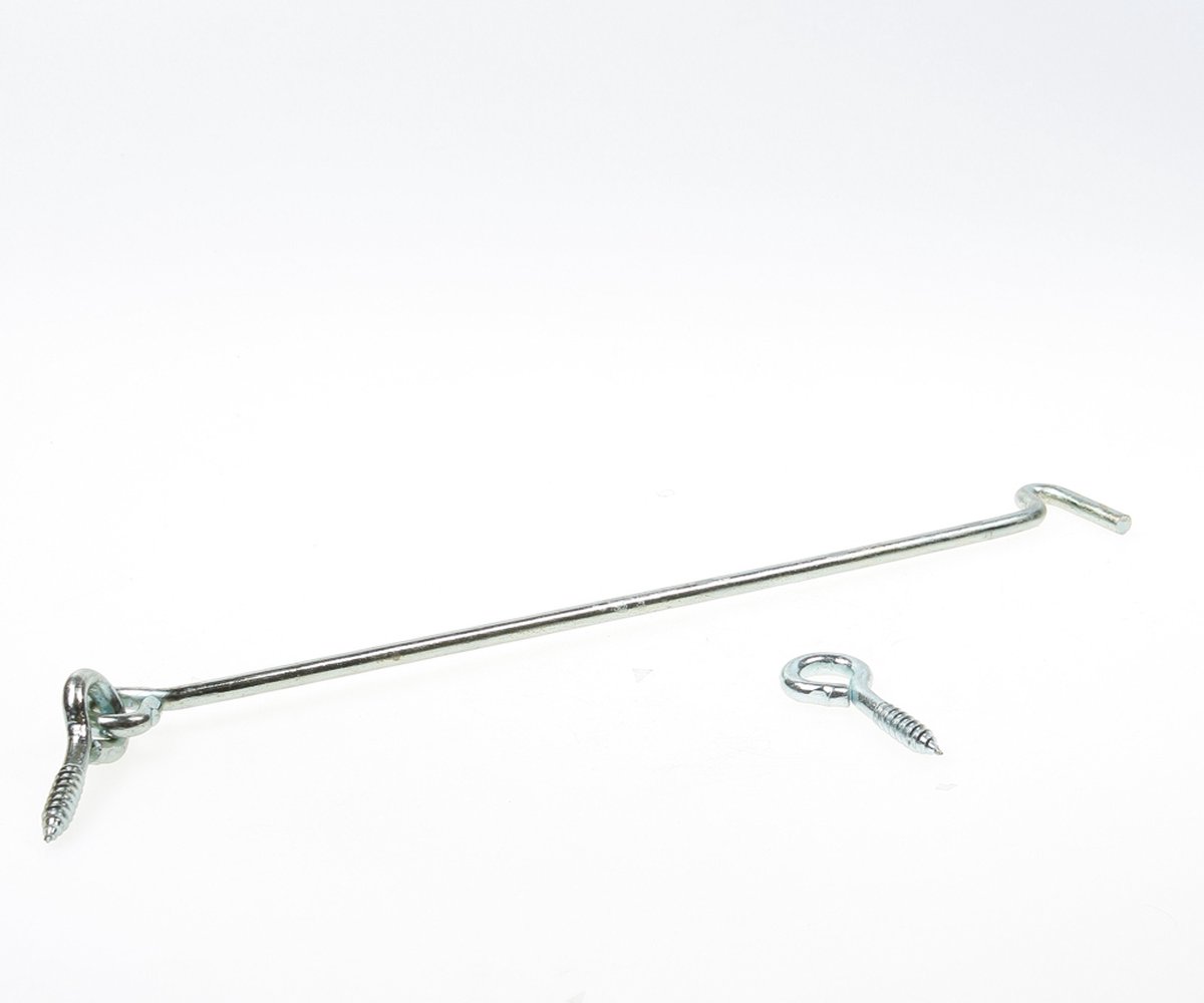 Gebu Windhaak met schroefogen verzinkt HD 60 gram 6 x 300mm