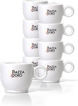 Piazza d'Oro | Espresso Kop Wit | 12 stuks