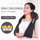 Lichaamsmassageapparaat - U-vorm - Elektrisch Shiatsu-nekschoudermassageapparaat - Infrarood - 4D - Kneedmassage - Car Home Dubbel gebruik - 16 ballen