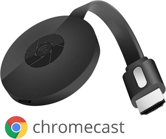 Google Chromecast - Media Streamer - HDMI Dongle - Full HD - Antraciet