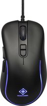 Deltaco Gaming DM120 Wired Optical Gaming Mouse, 7 buttons, RGB LED, 3200 DPI - Black