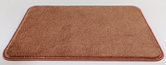 Luxe Badkamermat / WC mat bruin rood 50x80 | bol