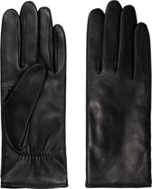 Fratelli Orsini Handschoenen Dames - Bella (zwart) - Lamslederen handschoenen met lamswollen voering & touchscreenfunctie - 9 - XXL