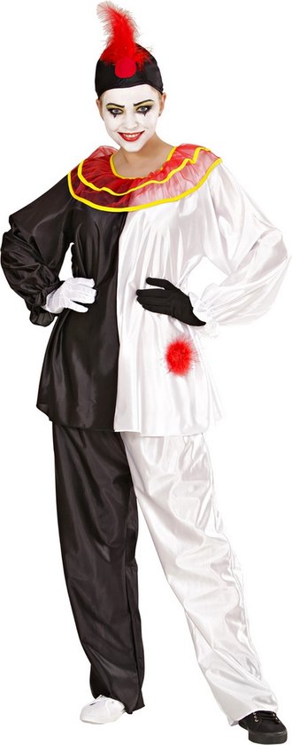 Pierrot clown kostuum voor volwassen - Verkleedkleding - Small" | bol.com