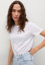 Mango T-shirt Basic Tshirt 17050100 01 Dames Maat - M