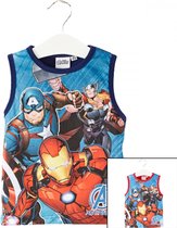 Avengers t-shirt zonder mouwen - top - mouwloos - blauw - 110 cm - 5 jaar