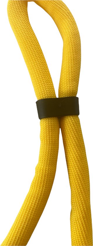 Drijvend Brillenkoord - Zwart - Gevlochten Nylon - Eyezoo® Monofloat