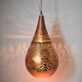 Oosterse filigrain hanglamp Agra - koper - L