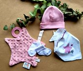 Kraamcadeau- Speendoekje- Newborn- brievenbuscadeau- Cadeau- Baby Cadeauset- babygeschenkset- Kadootjethuis.nl