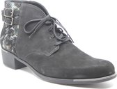 Durea 9691 veterboot zwart dames