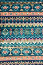 Aledin Carpets khulna - Vintage - Vloerkleed - 160x230 cm - Laagpolig - Tapijten woonkamer - Blauw