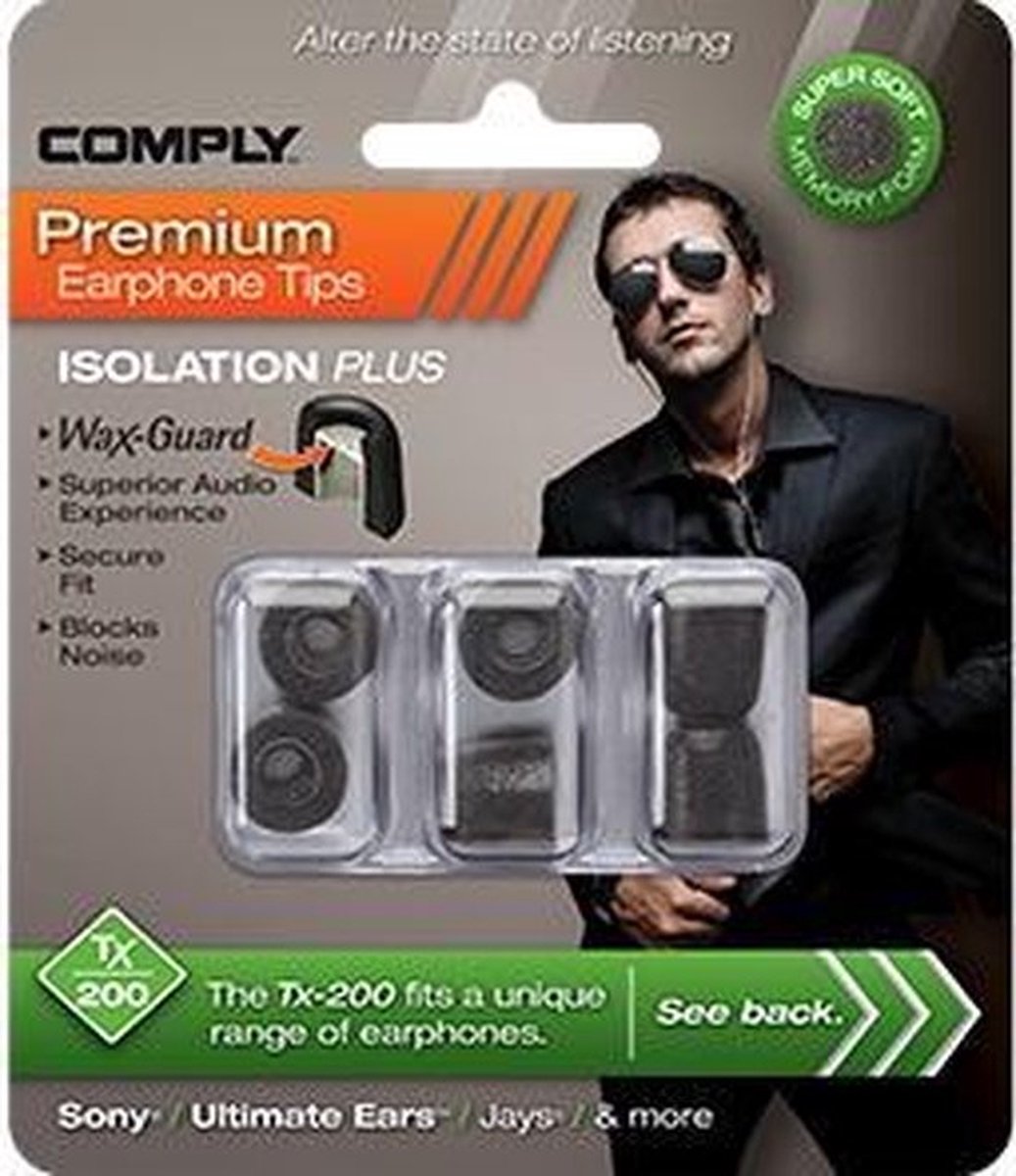 Comply TX 200 Wax-Guard Earphone Tips - SMALL