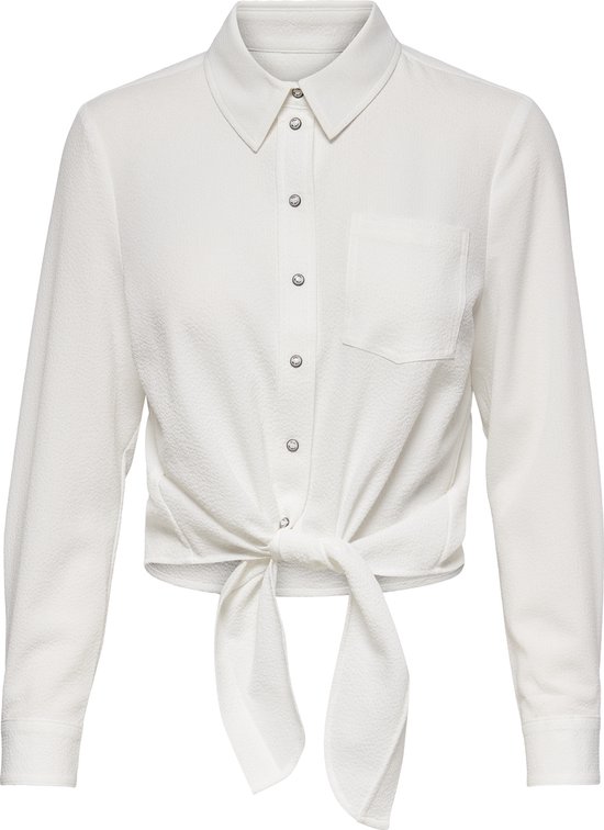 ONLY ONLLECEY LS KNOT SHIRT NOOS Chemisier Femme - Taille XS