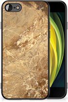 Smartphonehoesje iPhone 7/8/SE 2020/2022 GSM Hoesje met Zwarte rand Marmer