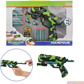 Toi Toys Camo Pistool Groen Toys - Incl. 6 zachte pijlen