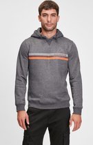 BLACK AND GOLD HOODIE socompa grey L