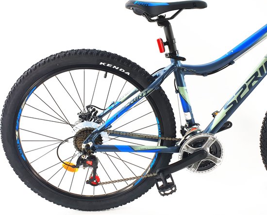 Sprint Hunter VTT 27 5 pouces Velo a 21 vitesses Shimano Blauw Taille de. bol