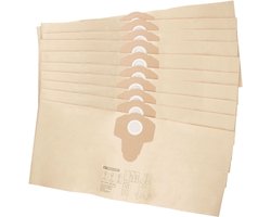 PARKSIDE 10 filterzakken voor nat-/droogzuigers - 30L - Filters voor gebruik in nat-/droogzuigers - Voor gangbare stofzuigers - Stofzuigerzakken