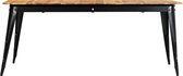 Decoways - Eettafel 180x90x76 cm massief acaciahout