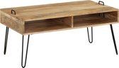 Decoways - Salontafel 100x60x45 cm massief mangohout