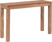 Decoways - Wandtafel 110x35x76 cm teakhout met natuurlijke afwerking